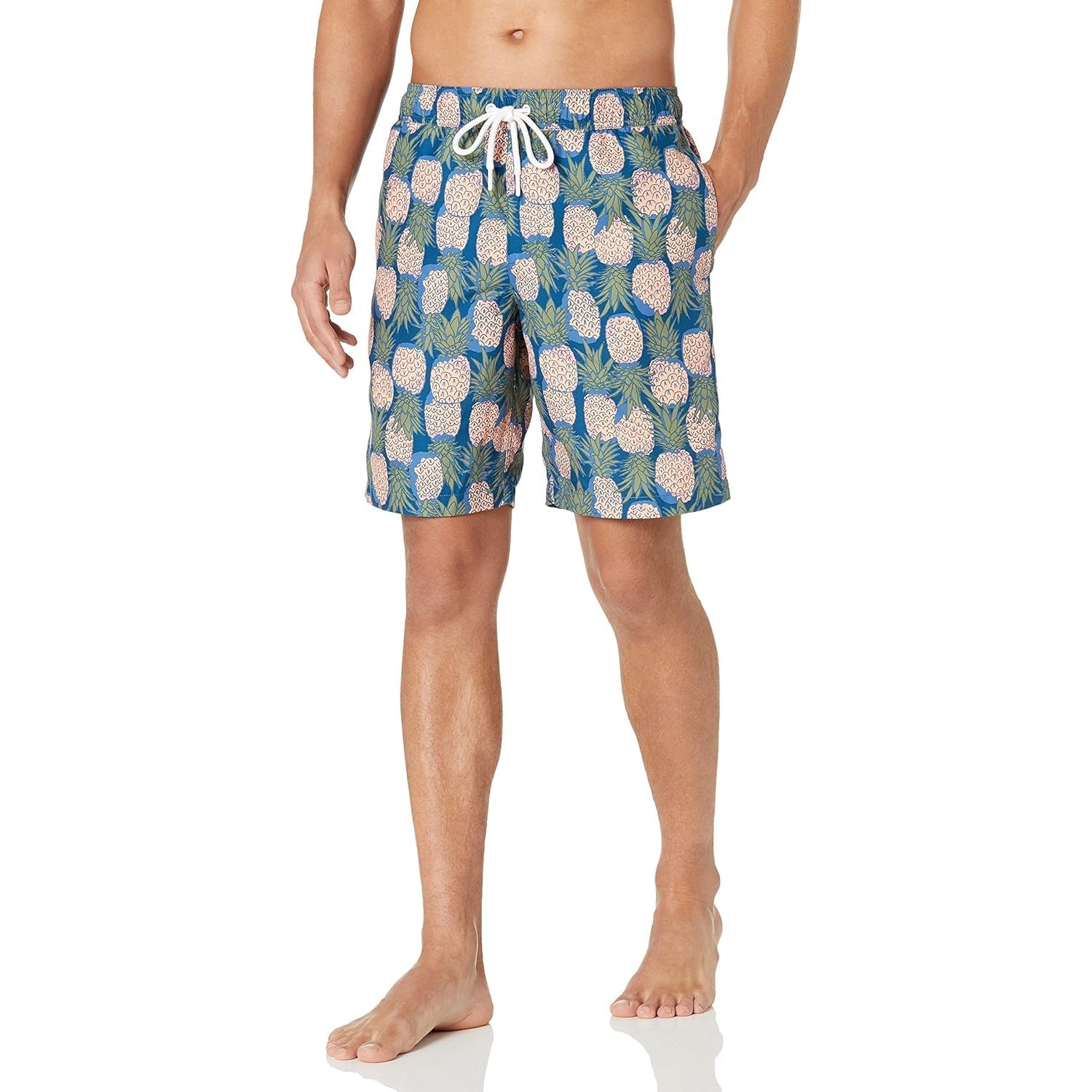 Drawstring Swim Trunk-Waves And Trunks