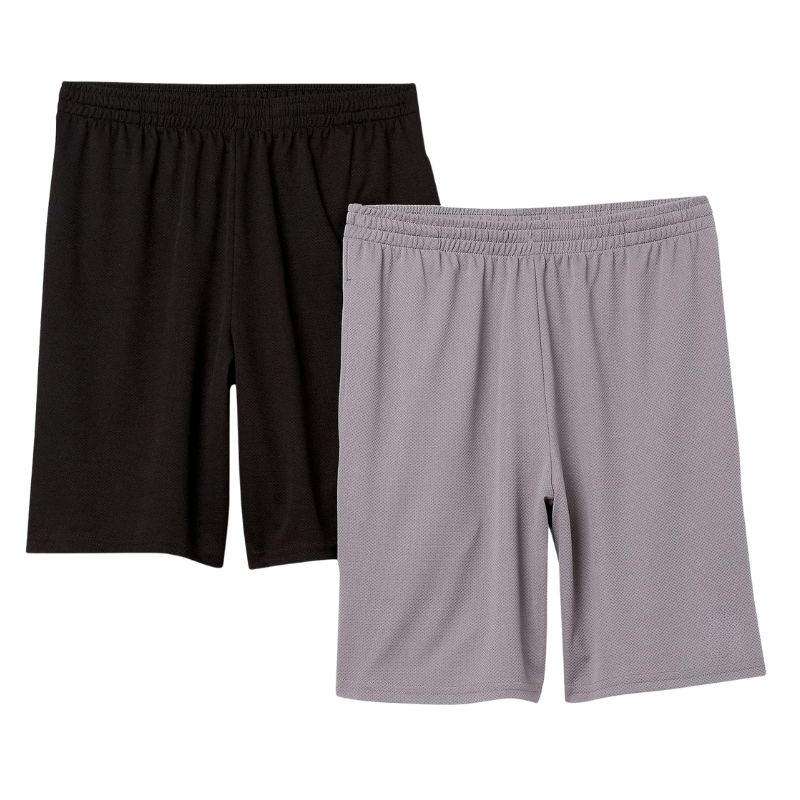 2 Pieces Versatile Loose Fit Shorts – Lightweight Comfort for Workouts-Waves And Trunks