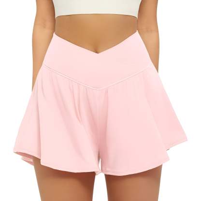 Crossover Flowy Athletic Shorts – Comfortable and Quick-Drying Design-Waves And Trunks