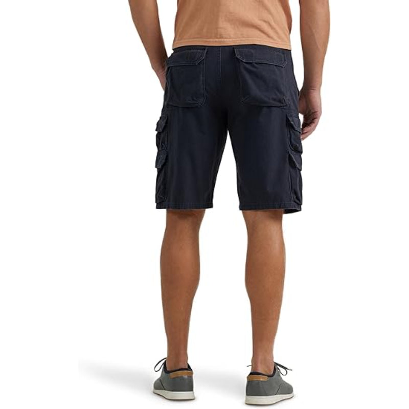 Flap Pockets Comfy Cargo Shorts-Waves And Trunks