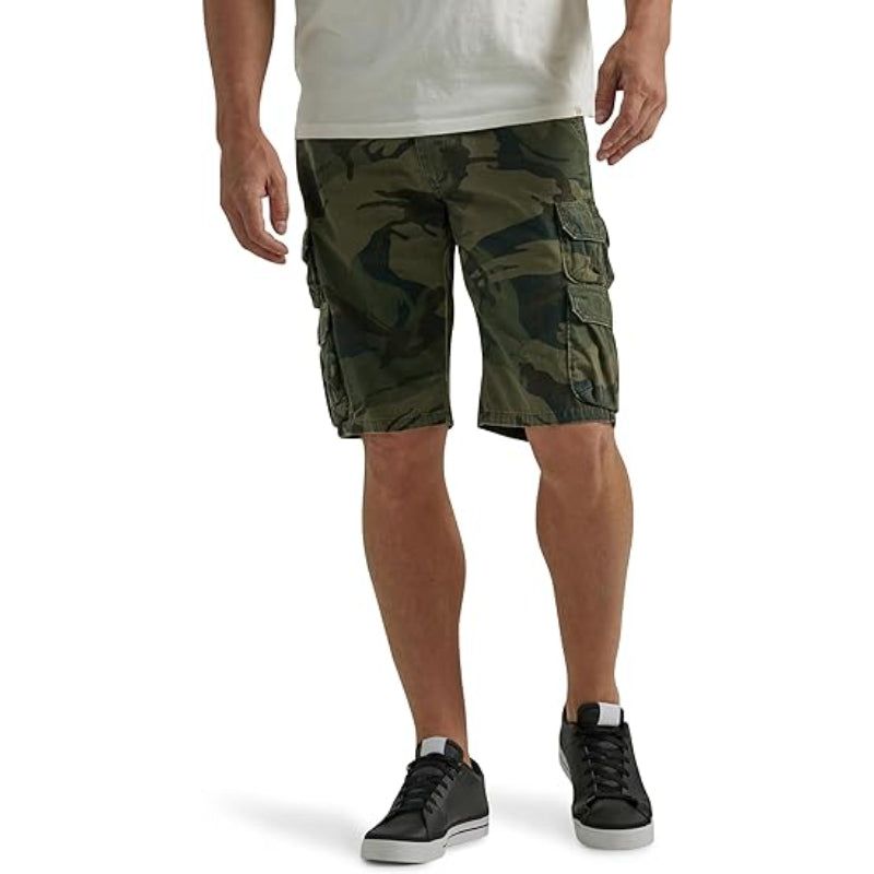 Flap Pockets Comfy Cargo Shorts-Waves And Trunks