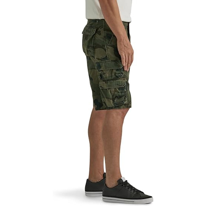 Flap Pockets Comfy Cargo Shorts-Waves And Trunks