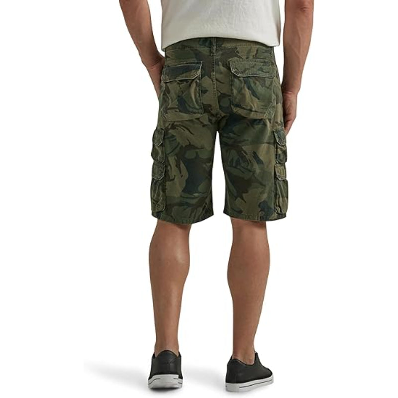 Flap Pockets Comfy Cargo Shorts-Waves And Trunks