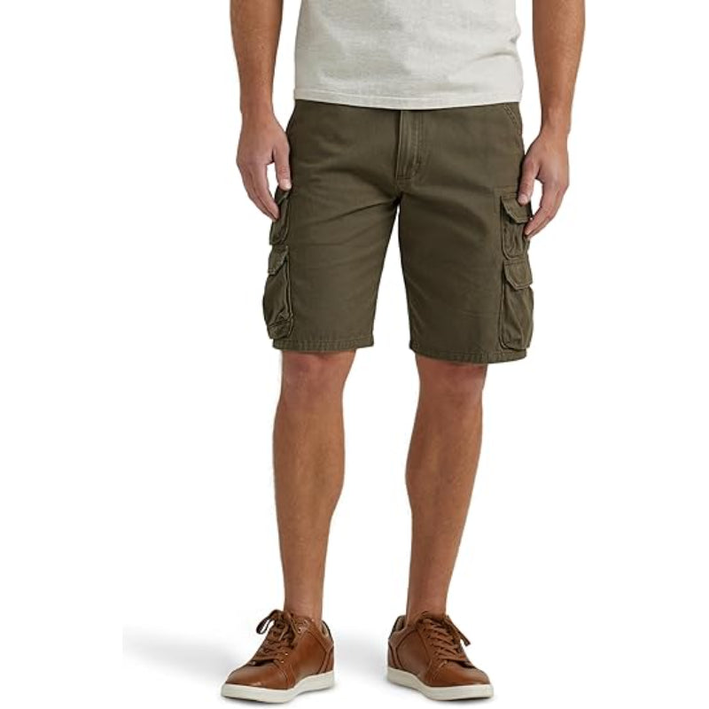 Flap Pockets Comfy Cargo Shorts-Waves And Trunks