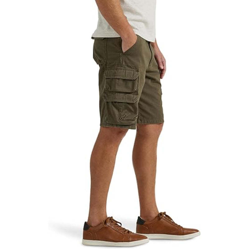 Flap Pockets Comfy Cargo Shorts-Waves And Trunks