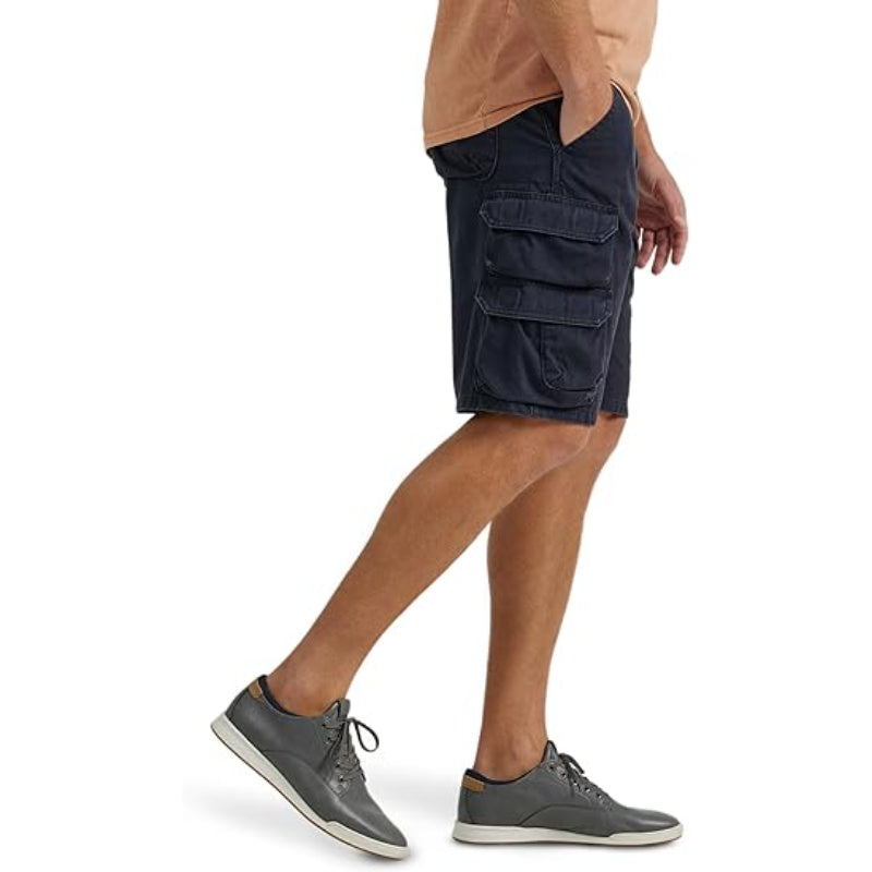 Flap Pockets Comfy Cargo Shorts-Waves And Trunks