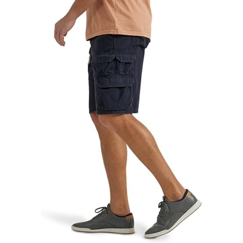 Flap Pockets Comfy Cargo Shorts-Waves And Trunks