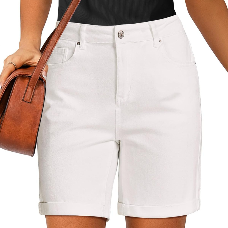 Fold Hem Button Shorts –  Practical Design for Active Days-Waves And Trunks