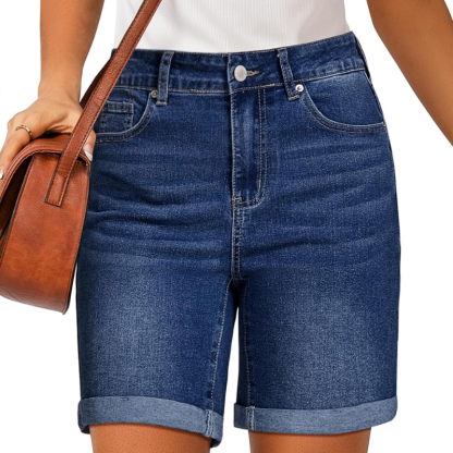 Fold Hem Button Shorts –  Practical Design for Active Days-Waves And Trunks