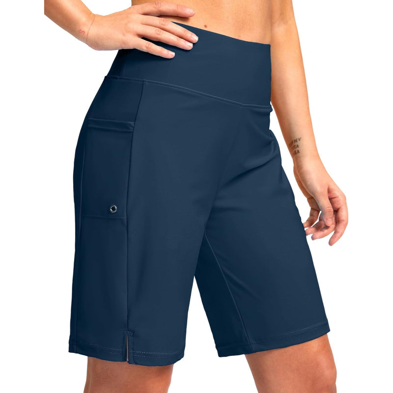 Athletic Shorts Rise Pockets – Flexible Swim Shorts for Active Wear-Waves And Trunks