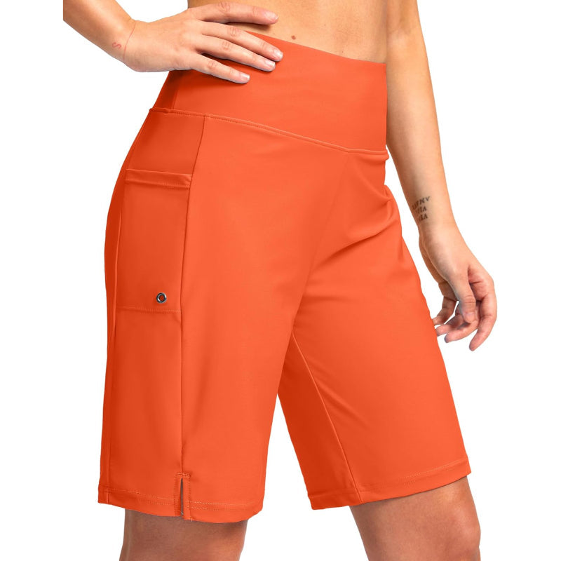 Athletic Shorts Rise Pockets – Flexible Swim Shorts for Active Wear-Waves And Trunks