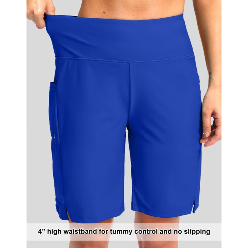 Athletic Shorts Rise Pockets – Flexible Swim Shorts for Active Wear-Waves And Trunks