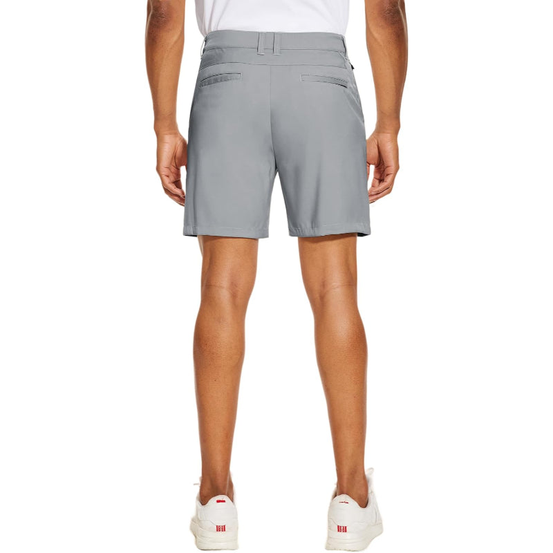 Golf Chino Shorts – Quick Dry Fabric with Multiple Pockets-Waves And Trunks