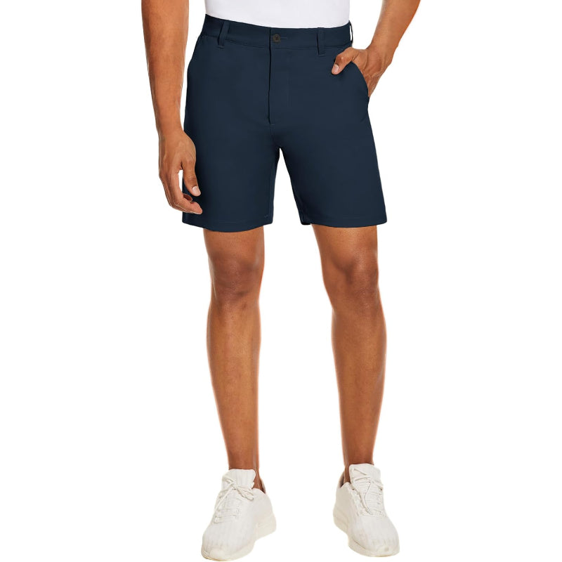 Golf Chino Shorts – Quick Dry Fabric with Multiple Pockets-Waves And Trunks