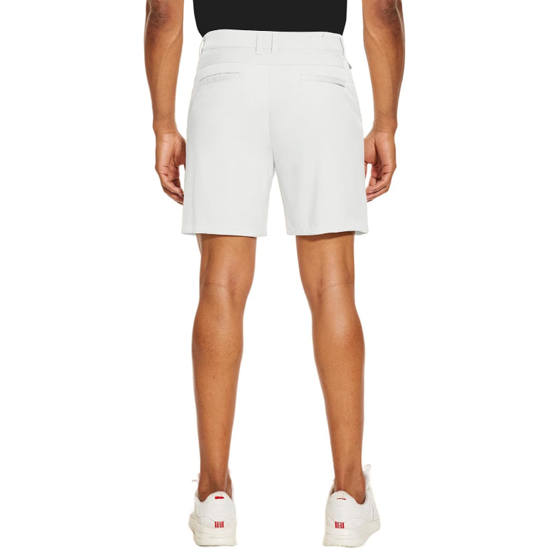 Golf Chino Shorts – Quick Dry Fabric with Multiple Pockets-Waves And Trunks