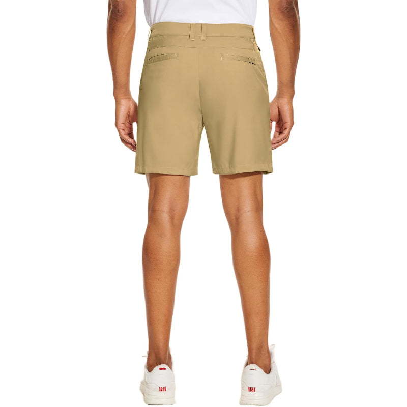 Golf Chino Shorts – Quick Dry Fabric with Multiple Pockets-Waves And Trunks