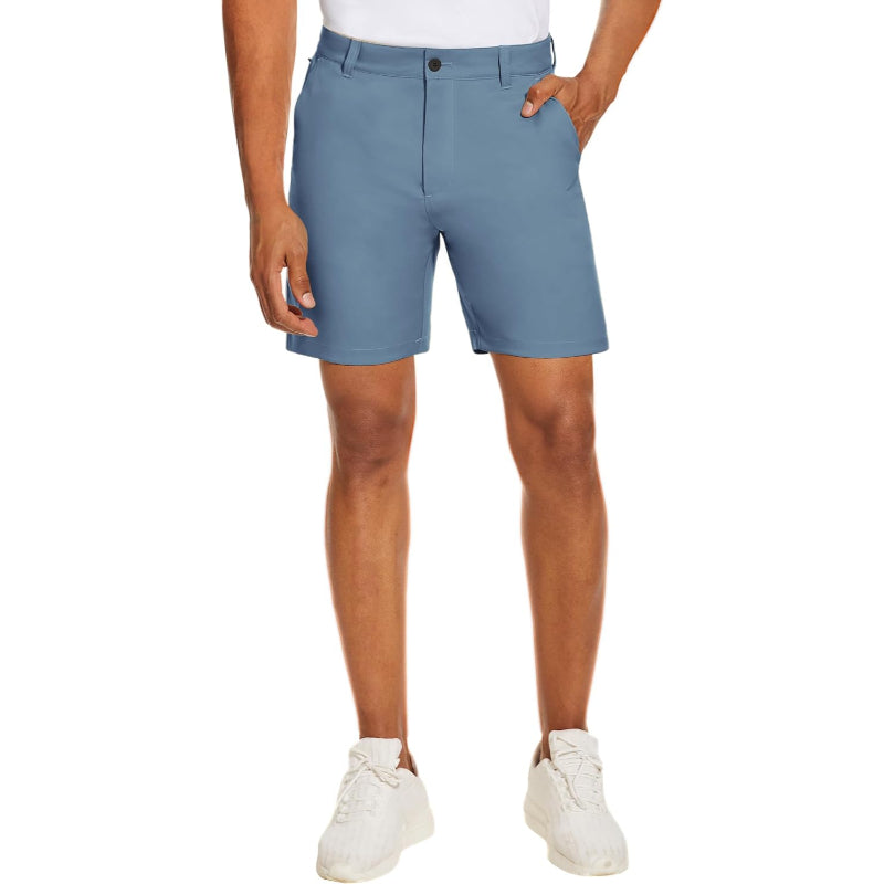 Golf Chino Shorts – Quick Dry Fabric with Multiple Pockets-Waves And Trunks