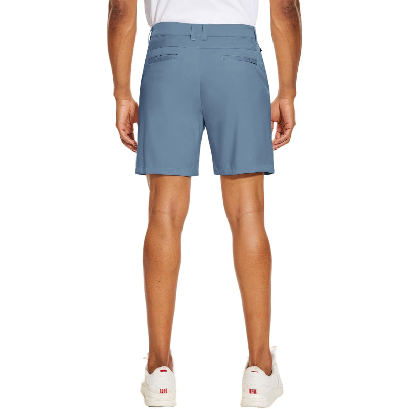 Golf Chino Shorts – Quick Dry Fabric with Multiple Pockets-Waves And Trunks