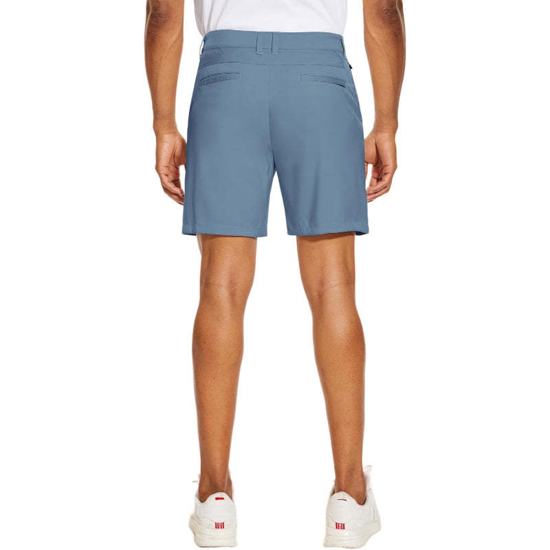 Golf Chino Shorts – Quick Dry Fabric with Multiple Pockets-Waves And Trunks