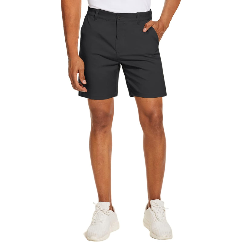 Golf Chino Shorts – Quick Dry Fabric with Multiple Pockets-Waves And Trunks