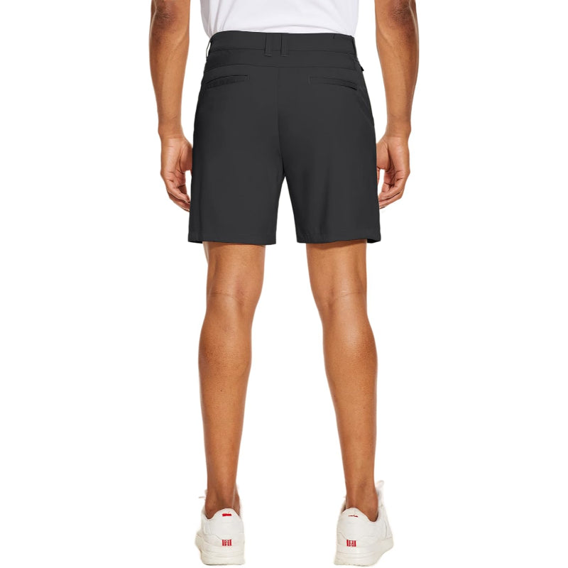 Golf Chino Shorts – Quick Dry Fabric with Multiple Pockets-Waves And Trunks