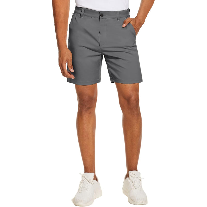 Golf Chino Shorts – Quick Dry Fabric with Multiple Pockets-Waves And Trunks