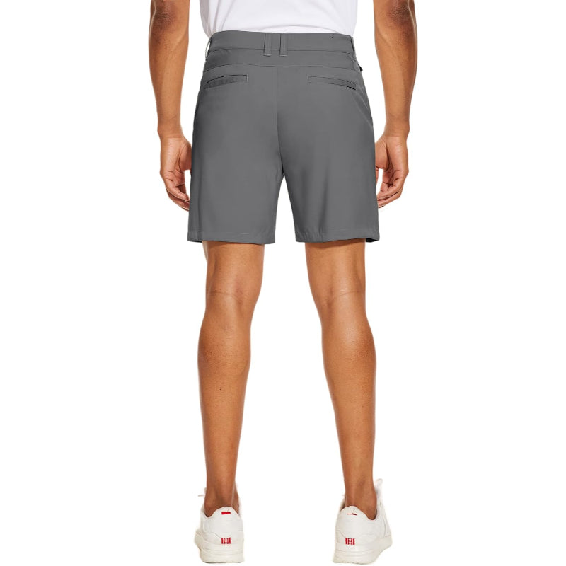 Golf Chino Shorts – Quick Dry Fabric with Multiple Pockets-Waves And Trunks