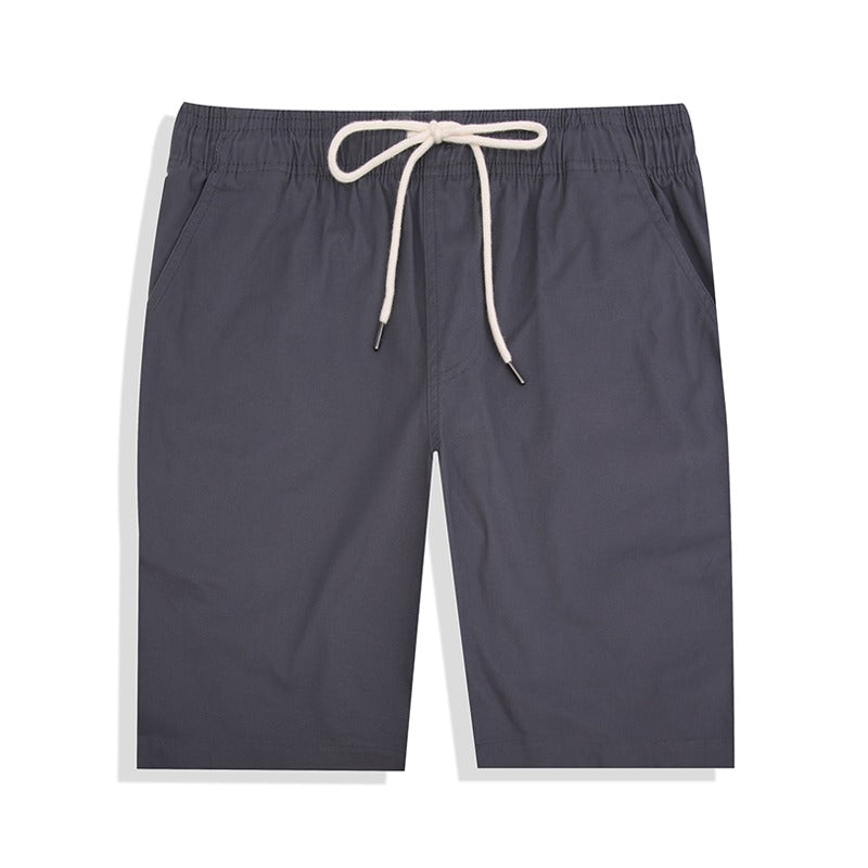 Summer Mens Cotton Casual Shorts-Waves And Trunks