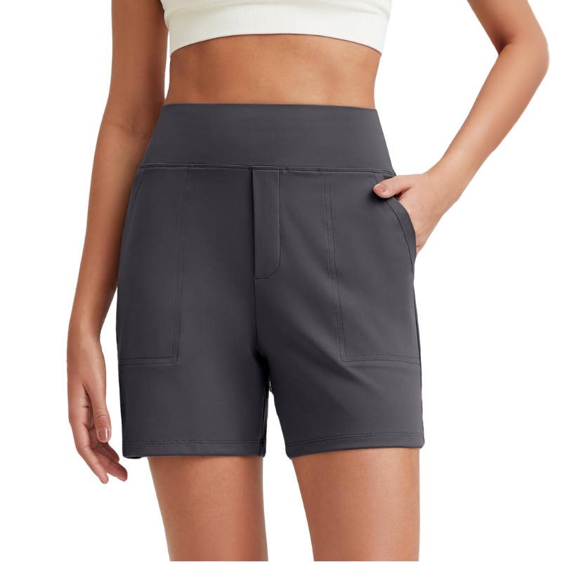 High Waisted Bermuda Shorts – Stretch Fit and Multi-Purpose Design-Waves And Trunks