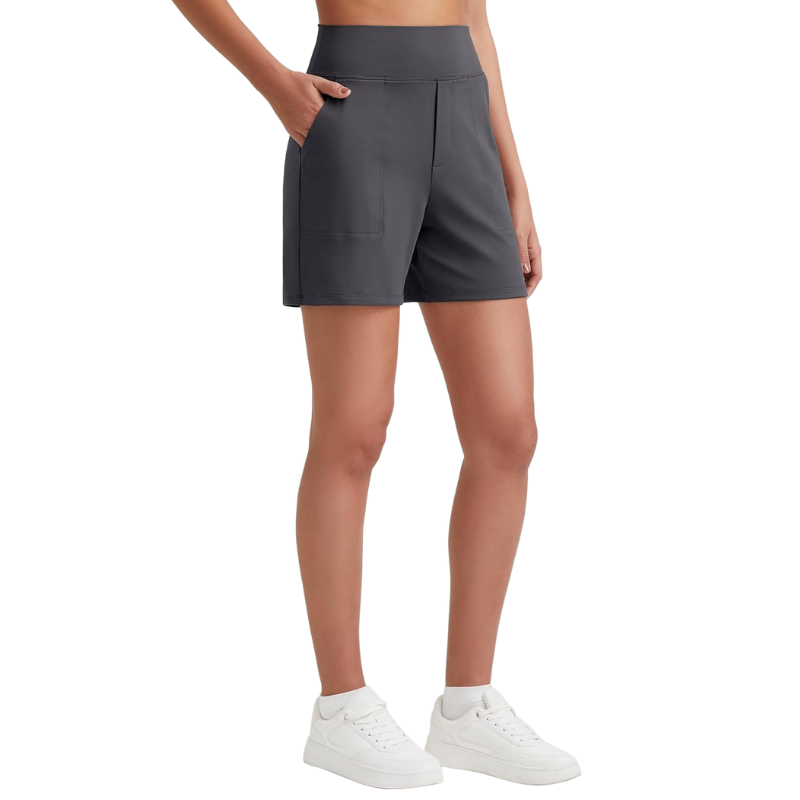 High Waisted Bermuda Shorts – Stretch Fit and Multi-Purpose Design-Waves And Trunks