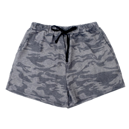 High Rise Camo Shorts – Comfortable and Stylish Workout Shorts-Waves And Trunks