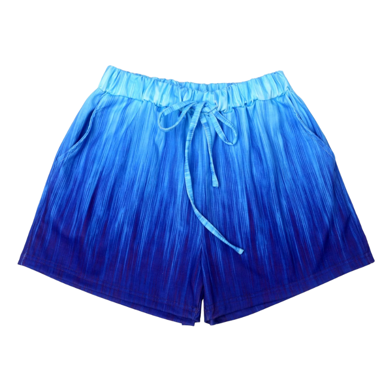 High Rise Printed Shorts – Comfortable and Stylish Casual Wear-Waves And Trunks