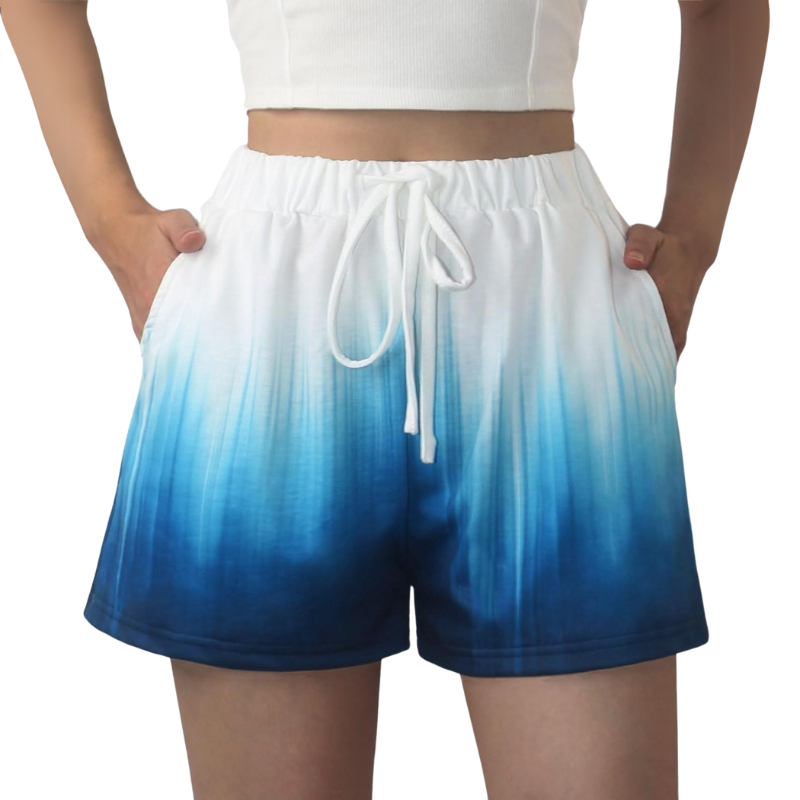 High Rise Printed Shorts – Comfortable and Stylish Casual Wear-Waves And Trunks