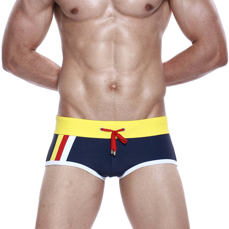 The Belted Draw String Swim Boxer Shorts-Waves And Trunks