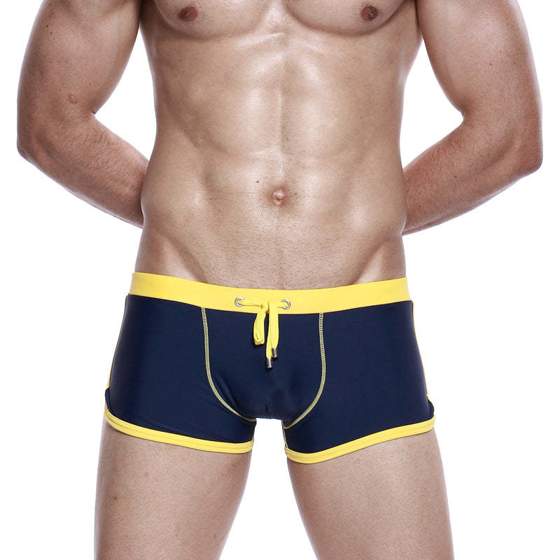 The Tie-Up Draw String Swim Boxer Shorts-Waves And Trunks