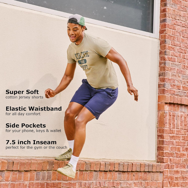 Jersey Knit Athletic Shorts – Soft and Versatile for Everyday Wear-Waves And Trunks