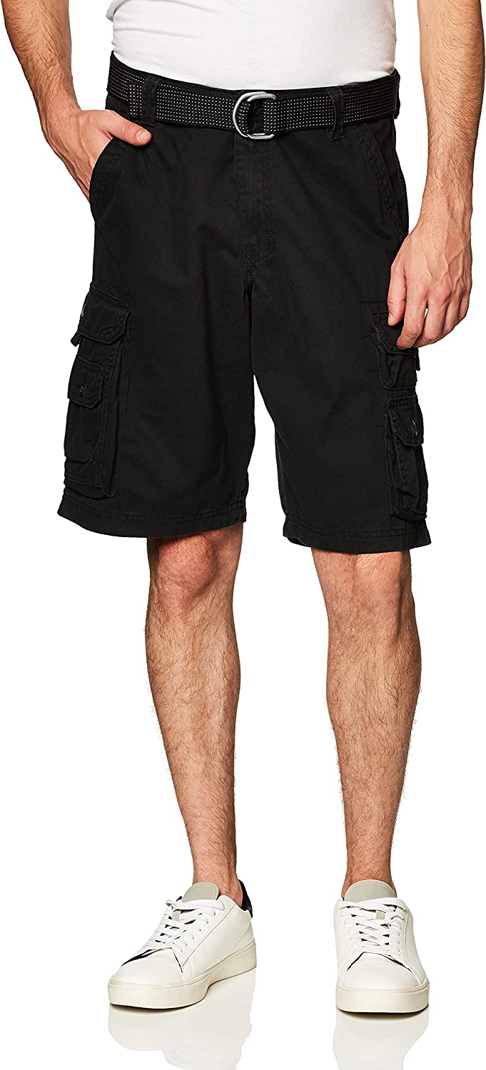 Versatile Belted Cargo Shorts-Waves And Trunks