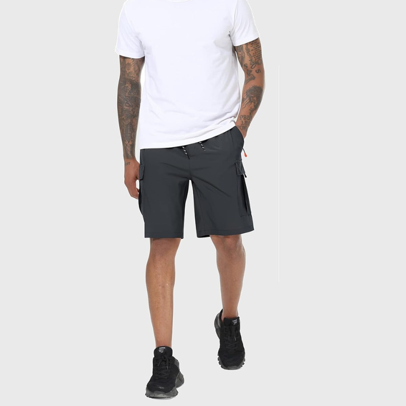 Lightweight Hiking Cargo Shorts – Stretchable Wear With Secure Pockets-Waves And Trunks