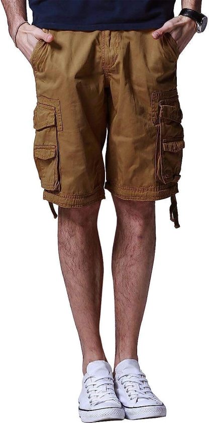 Breathable And Comfortable Cargo Shorts-Waves And Trunks