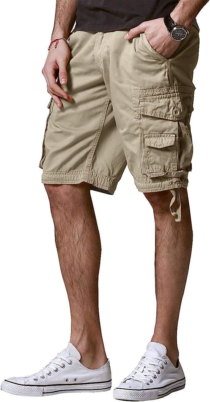 Versatile Cargo Shorts With Multi Pockets-Waves And Trunks