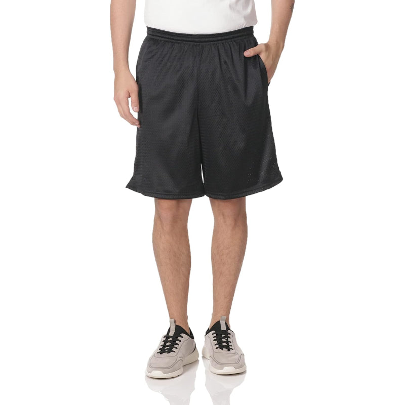 Drawstring Closure Mesh Shorts – Lightweight Comfort With Side Pockets-Waves And Trunks