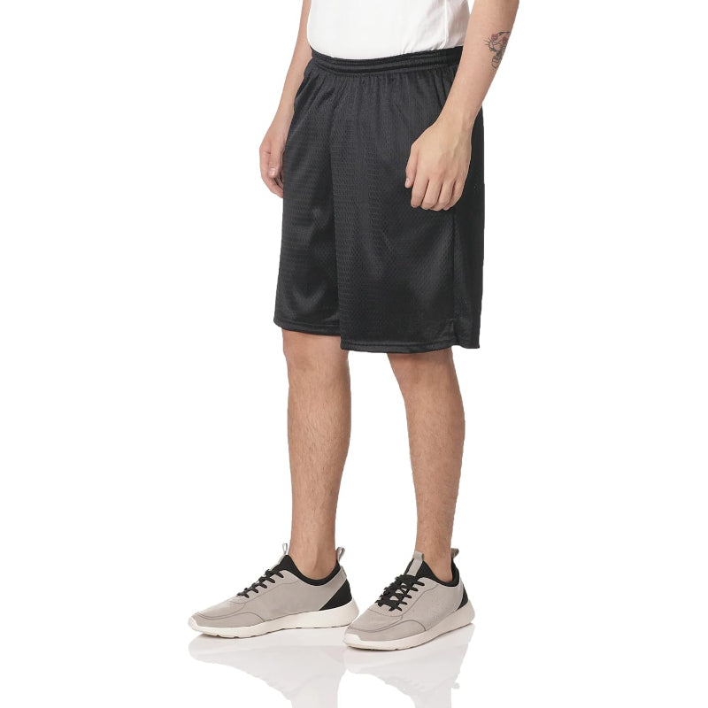 Drawstring Closure Mesh Shorts – Lightweight Comfort With Side Pockets-Waves And Trunks