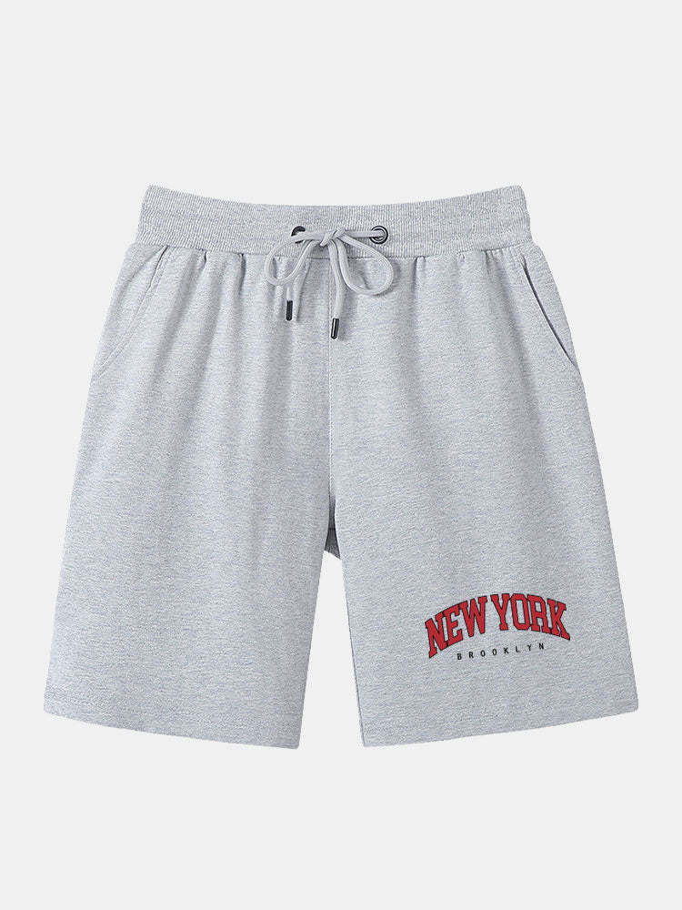 Solid Plain Printed Mid Length Shorts-Waves And Trunks