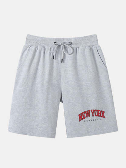 Solid Plain Printed Mid Length Shorts-Waves And Trunks