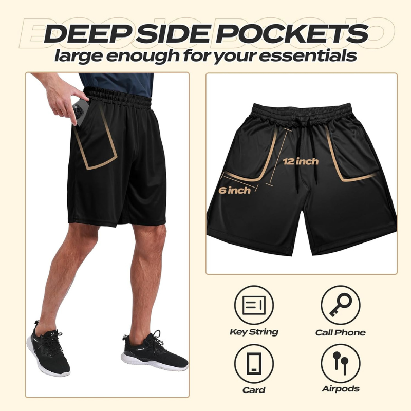 7 Pack Quick Dry Swim Trunks For Men-Waves And Trunks