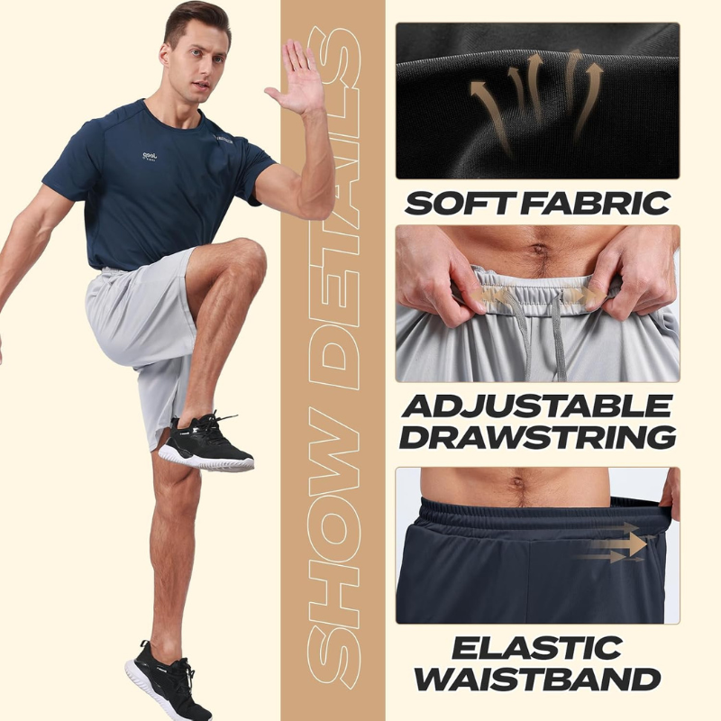 7 Pack Quick Dry Swim Trunks For Men-Waves And Trunks