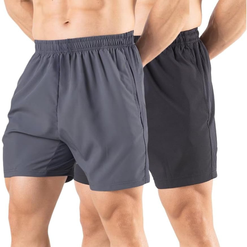 Pack 2 Quick Dry Athletic Shorts –  Comfort and Everyday Wear-Waves And Trunks