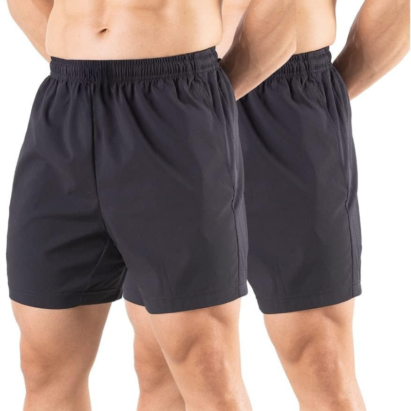 Pack 2 Quick Dry Athletic Shorts –  Comfort and Everyday Wear-Waves And Trunks