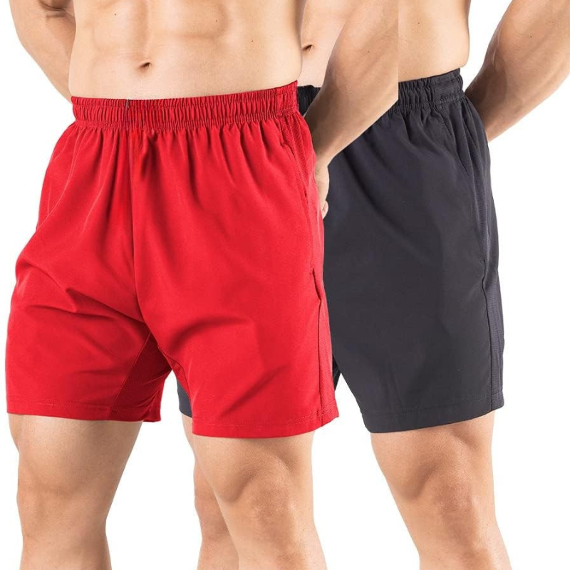 Pack 2 Quick Dry Athletic Shorts –  Comfort and Everyday Wear-Waves And Trunks
