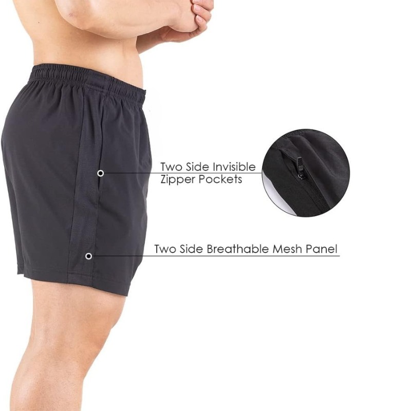 Pack 2 Quick Dry Athletic Shorts –  Comfort and Everyday Wear-Waves And Trunks